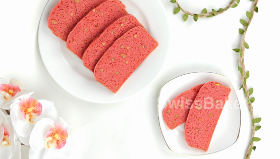 Raspberry & Pistachio Biscotti Recipe